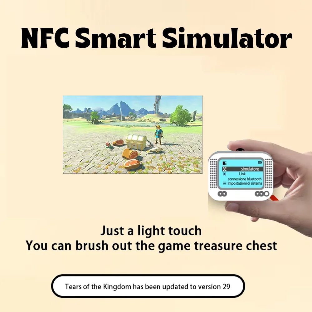 For NFC AMB Chargeable Intelligent Simulator Emulator Universal Writer for Switch2/Switch WiiU 3DS Game Accessory