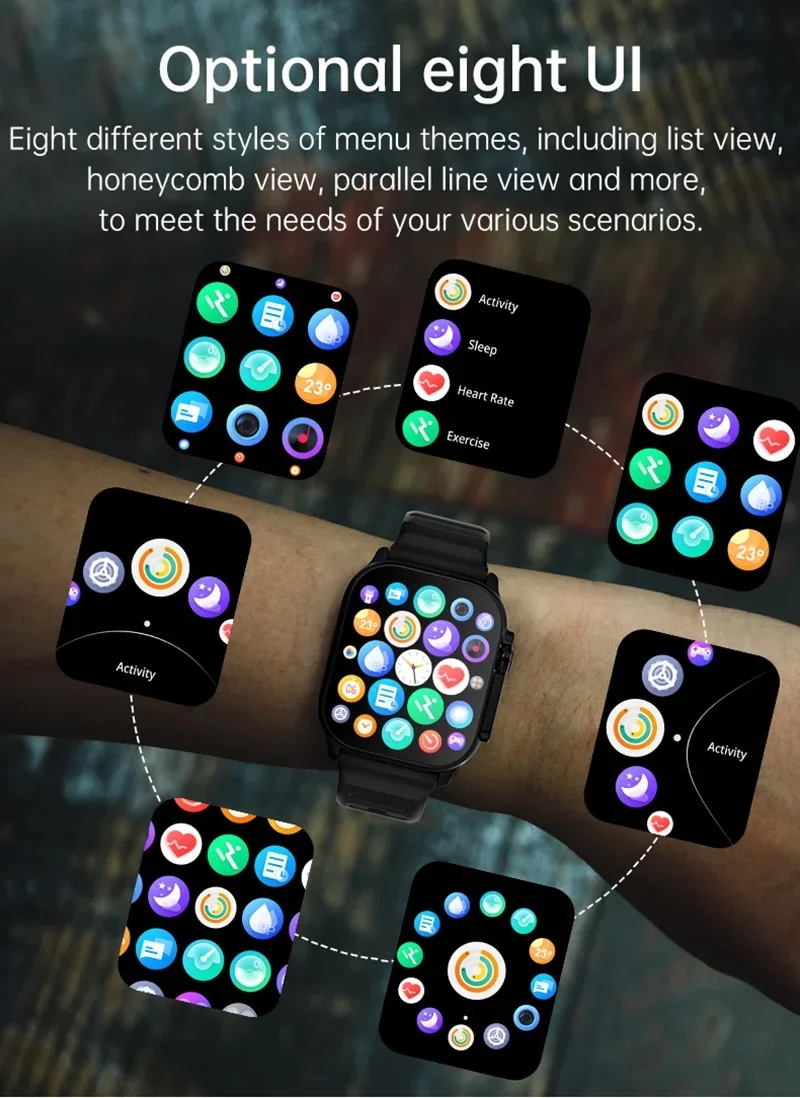 Original t900 ultra 2 relógio inteligente 49mm das mulheres dos homens bluetooth chamada bt jogo de música carregamento sem fio nfc smartwatch para android ios