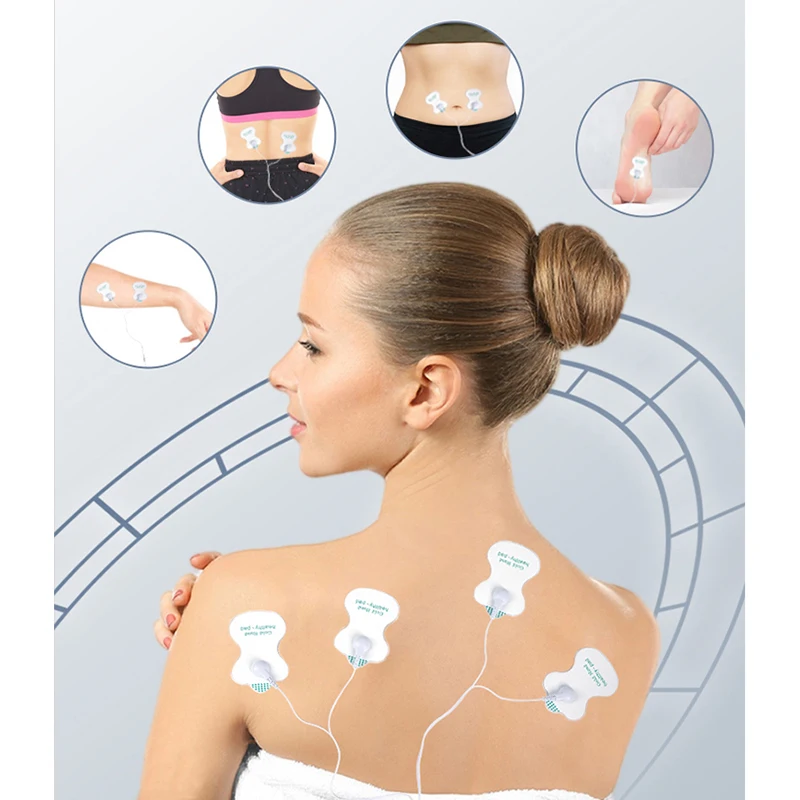 Multi-Functional PULSE เครื่องกระตุ้นกล้ามเนื้อไฟฟ้านวดหลัง TENS การฝังเข็ม Meridian กายภาพบําบัดดิจิตอลเครื่องมือนวด