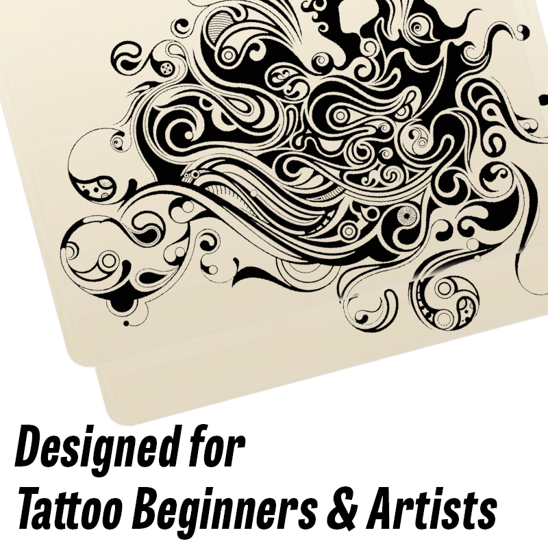 3/5/10/15 pièces Silicone tatouage pratique peau blanc Double faux tatouage peau haute qualité tatouage débutant pratique cuir synthétique