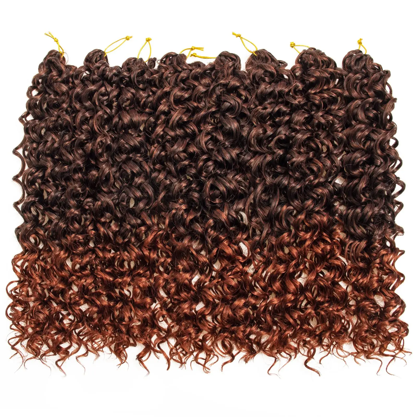 18 "GoGo Curl ผมโครเชต์สําหรับผู้หญิงสีดําชายหาด Curl Bohemian โครเชต์ Braids Deep Wave Braiding hair Extensions