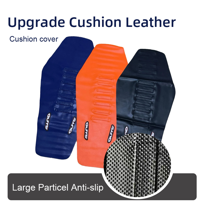 Мотоциклетный ребристый чехол на сиденье с захватом в водонепроницаемом комплекте, защита от скольжения, подходит для SXF EXC KXF CRF YZF WR TC TE