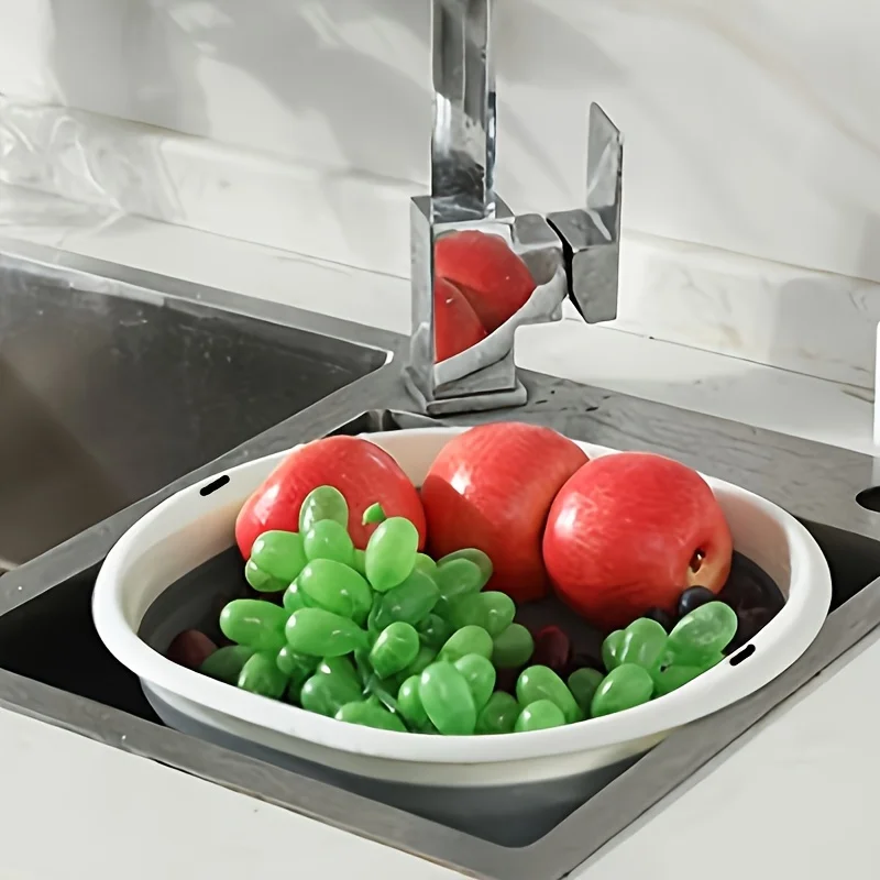 Plastic Folding Basins Portable Wash Basins Folding Laundry Tub Adult Baby Bath Basin Bathroom Kitchen Accessories Wash Basin