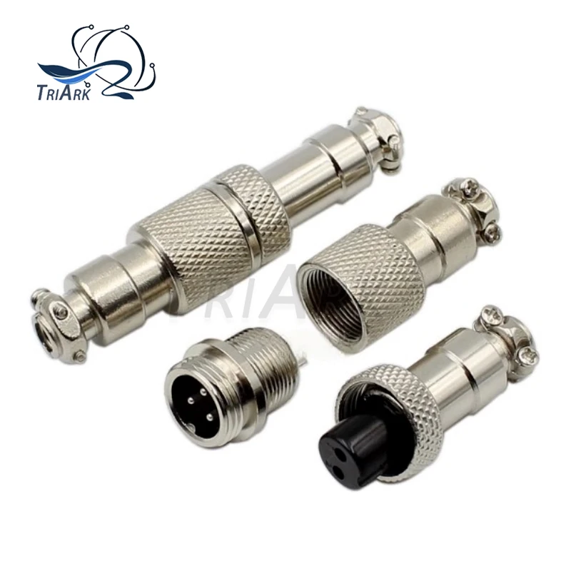 2 uds GX16 conectores de enchufe de aviación GX16-2P 3P 4P 5P 6P 7P 8P 9P 10P cable de núcleo de clavija conectores de enchufe de aviación