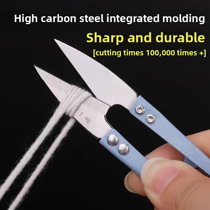 1 Stuks Veelkleurige Trimmen Naaischaar U-vorm Clippers Garen Roestvrij Staal Voor Diy Sieraden Craft Maken Schaar Tailor Tool