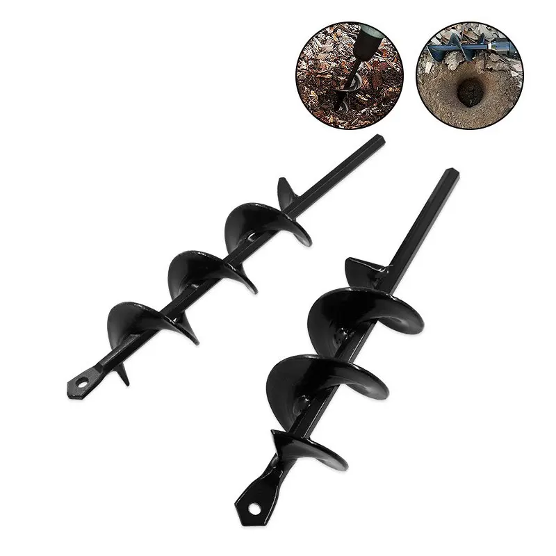 Garten lose Boden Twist Dig Pit Pflanzwerkzeug Legierung Bohrer Schneckenbohrer