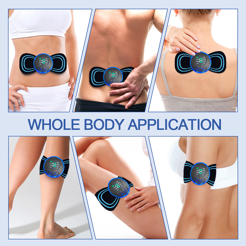 Ersatzpflaster, intelligentes Zervikalmassagegel für Mini-Hals, Schulter, Rücken, Amr, Beinmassagegerät, Schmerzlinderung, Ersatzaufkleber