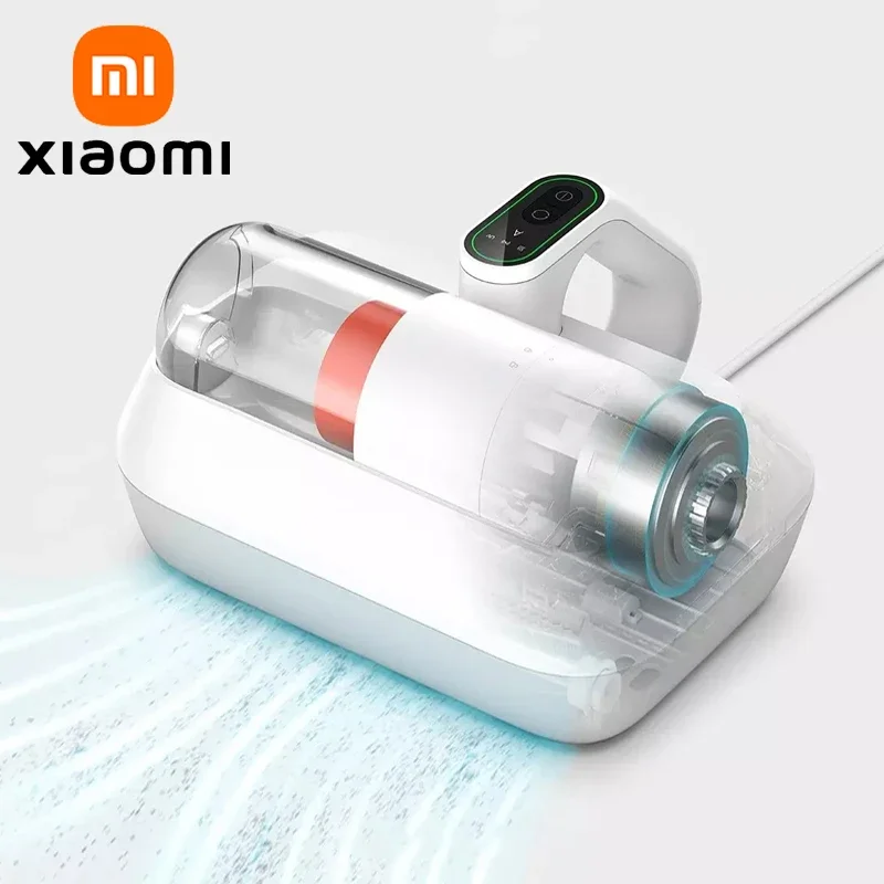 XIAOMI MIJIA-cepillo eliminador de ácaros al vacío Pro para el hogar, colcha de cama, esterilización UV, desinfección de polvo, aspiradoras de mano de 14kPa