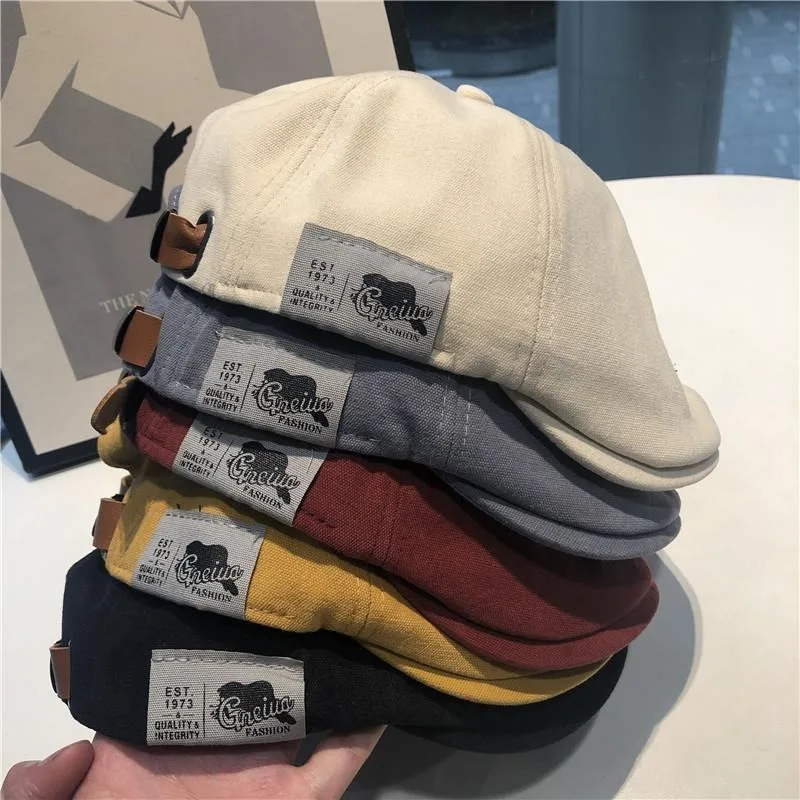 Gorras de algodón Peaky Blinders para hombres, sombreros, boinas, estilo occidental británico, gorra de hiedra, boina de lino Vintage clásica de invierno para mujer