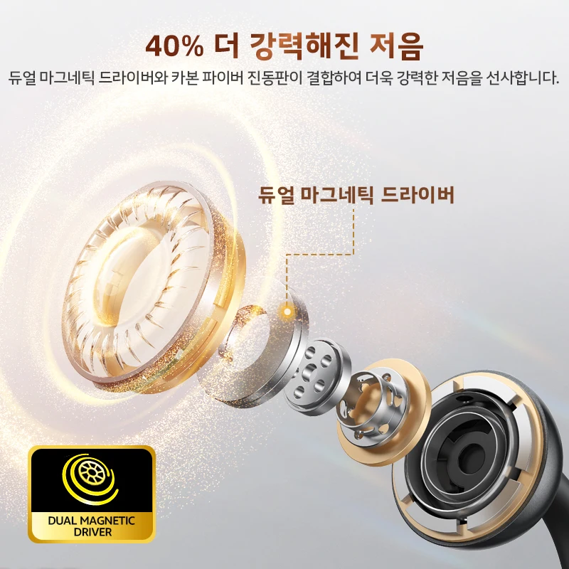 QCY Crossky C50 오픈 이어 무선 이어버드 블루투스 6.0 컴포트 클립온 이어폰 4 마이크 AI 클리어 콜 베이스 부스트 헤드폰 35시간 재생 시간 스포츠 러닝용