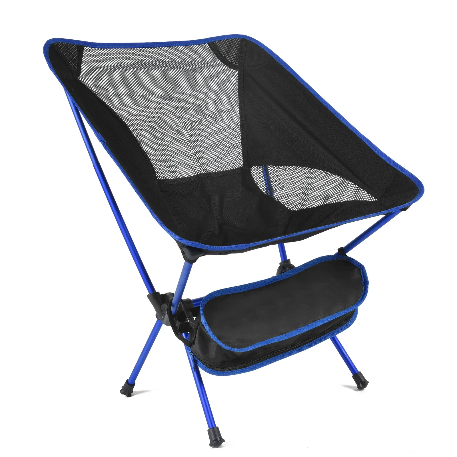 Lightweight Folding Camping Chair,Portable Aluminum Alloy Outdoor Chair with Lazy Backrest,Foldable Design for Fishing,Hiking