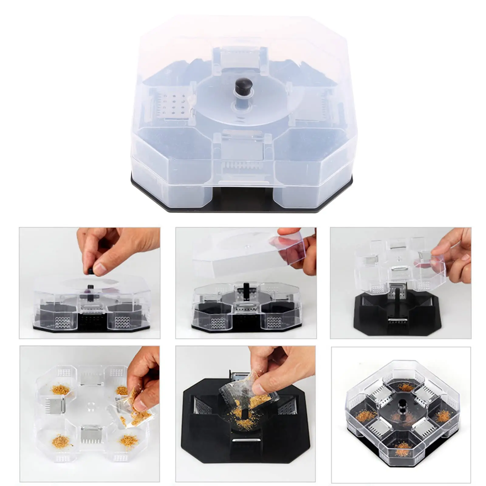 Armadilha de Barata Interna e Ferramenta de Captura de Bug Home Kitchen Safety Box, Tamanho do Bug Físico, Pass Kill Trap