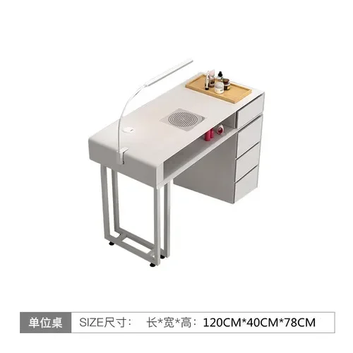 Portatile Nail Tech Table Modern Slim Designer Table Manicure Nail Dust Collector