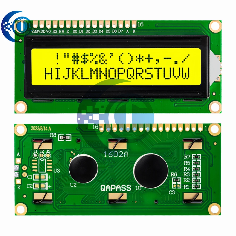 LCD1602+I2C LCD 1602 module Blue/Green screen PCF8574 IIC/I2C LCD1602 Adapter plate
