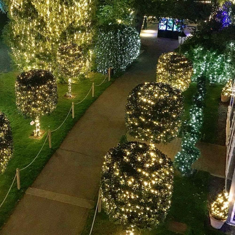 1 pz 500/1000LED fata String Lights ghirlanda di natale decorazioni per esterni luci impermeabili con telecomando per Tree Street Wedding Party
