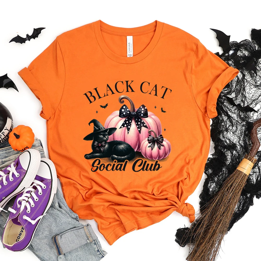Женские летние футболки с принтом на Хэллоуин
