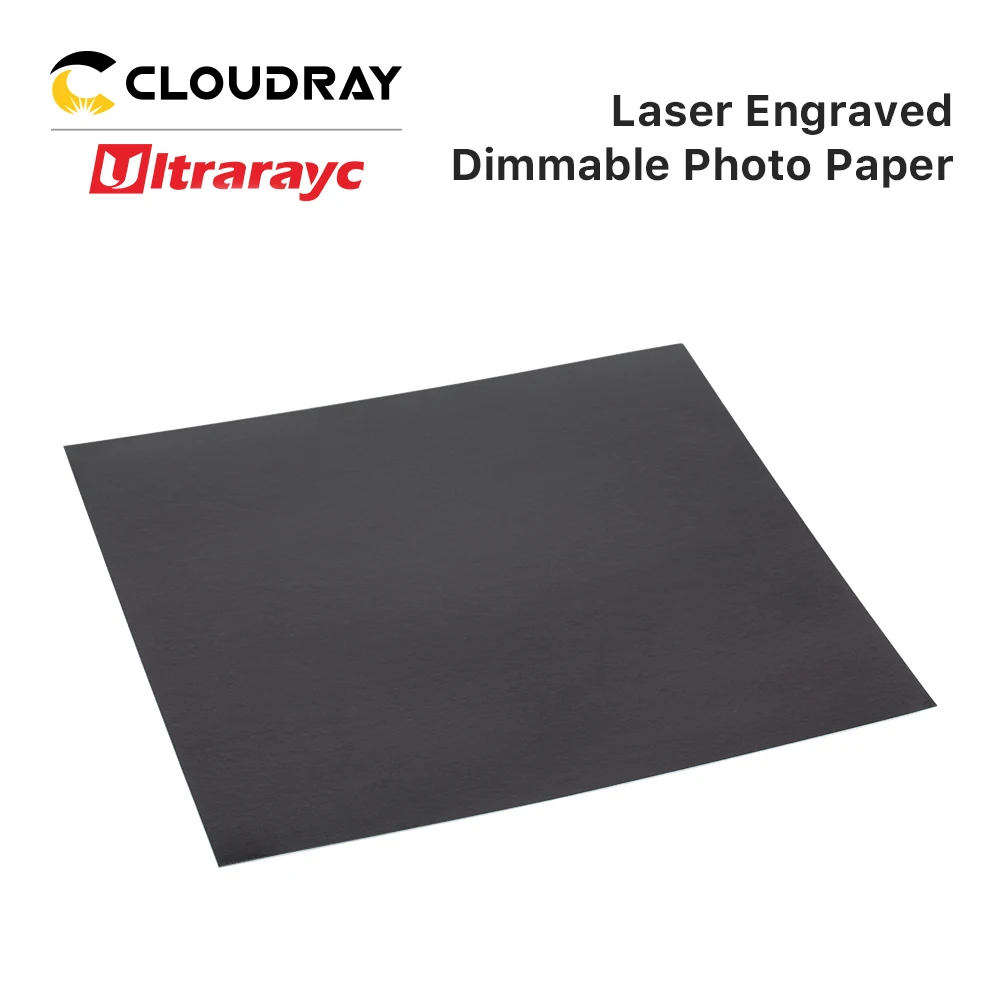 Ultrarayc Dimmable Photo Paper for Fiber Co2 UV Laser Marking Welding Cutting Machine Performance Spot Quality Debugging