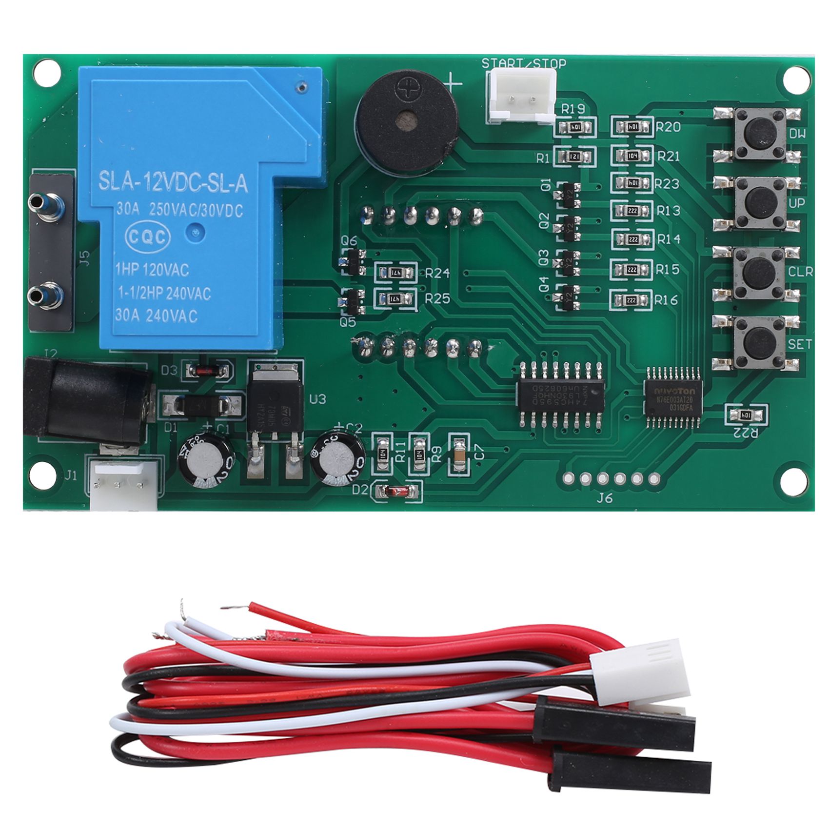 Quatro dígitos Time Control Minuto Timer Board, Arcade Game Coin Acceptor, Selector Pump, Máquina de lavar água