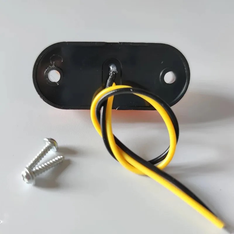 2 szt. Biały kolor LED boczne światła obrysowe samochodowe światła zewnętrzne ostrzegawcze światło tylne Auto przyczepa ciężarówka lampy do samochodów ciężarowych