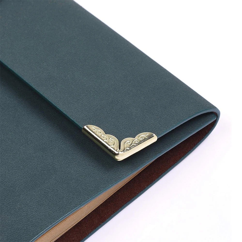 50Pcs Metal Book Corner Protector Vintage Scrapbook Photo Album Notebook Menus Folder Protecting Golden Silver Bronze 50Pcs Meta