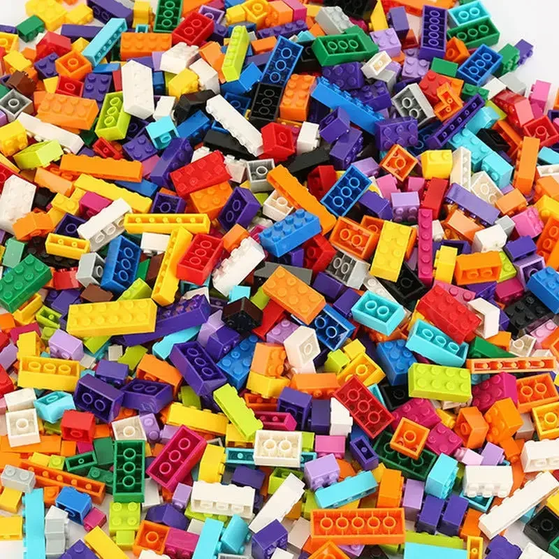 Set di blocchi di costruzione creativi fai-da-te Set di blocchi di costruzione MOC classici urbani assemblati Regali di compleanno Giocattoli educativi per bambini