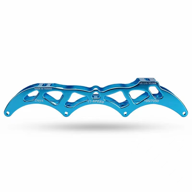 Châssis de vitesse en ligne en alliage d'aluminium 7075 pour 4X90 4X100 4X110, Base de patinage sur route en plein air, cadre à 4 roues rouge noir bleu