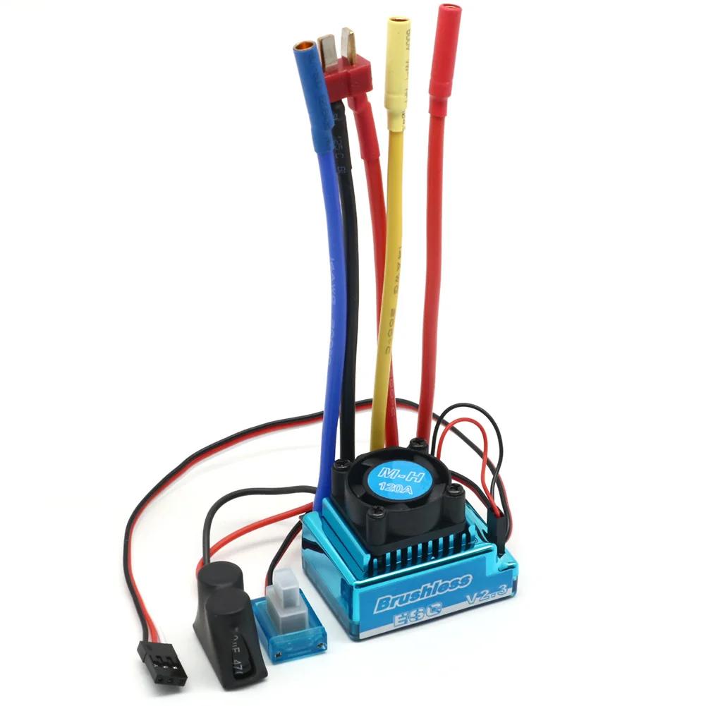 กันน้ํา 45A 60A 80A 120A Brushless ESC Electric Speed Controller ป้องกันฝุ่นสําหรับ 1:8 1:10 1:12 RC รถ