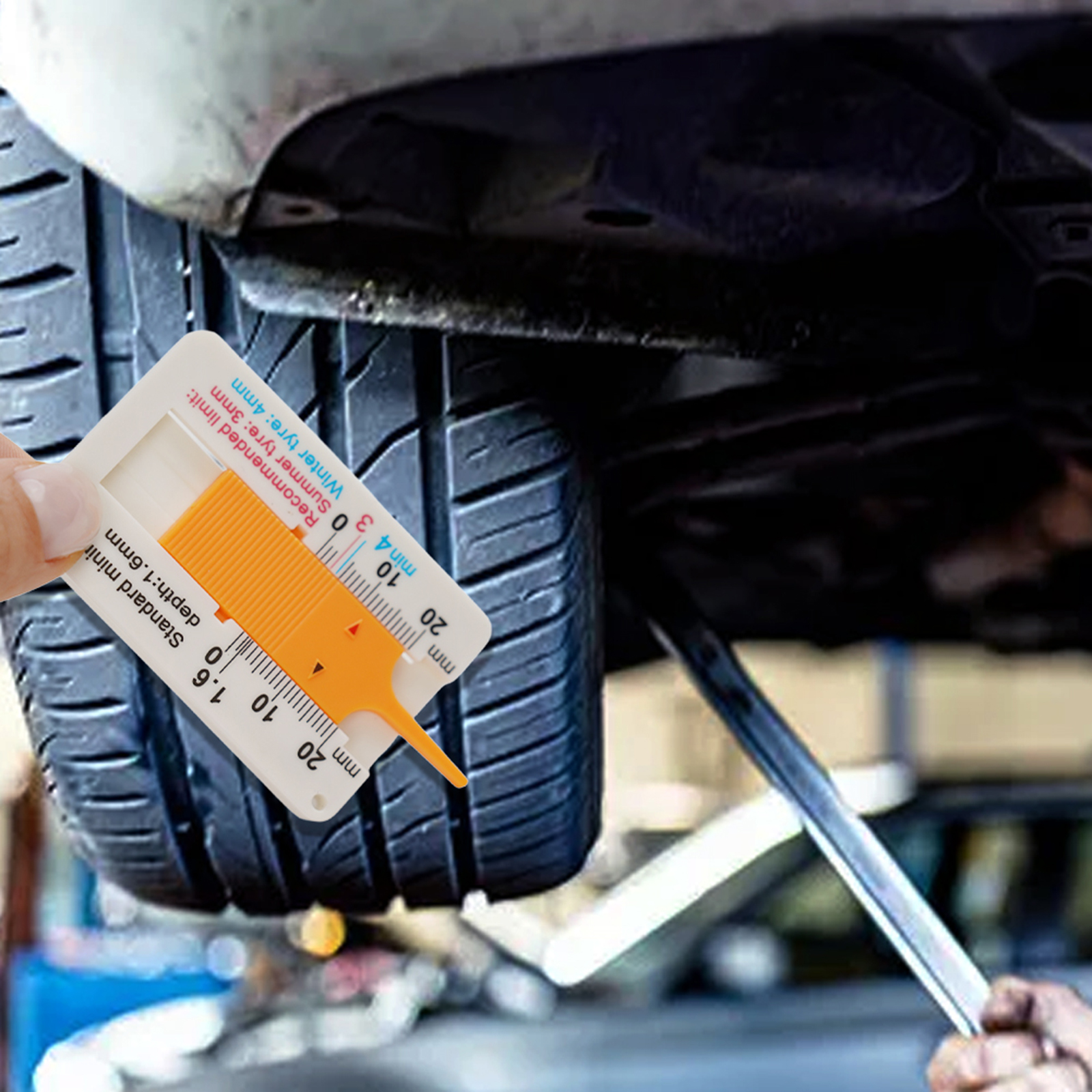 1 Stuks Band Loopvlak Dieptemeter Kunststof Band Loopvlak Liniaal 0-20Mm Nonius Diepte Remklauw Loopvlak Diepte Liniaal Dieptemeter