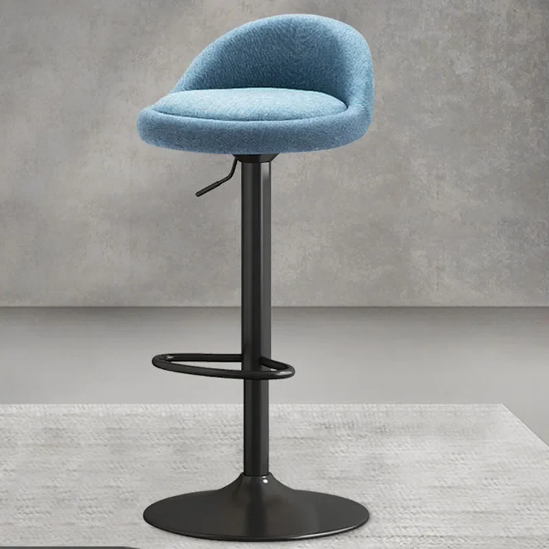 Silla de manicura con diseño moderno para el hogar, taburete alto para el desayuno, taburetes de cocina para exteriores