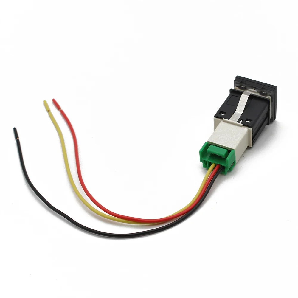 Luz LED DRL para coche, Radar de encendido y apagado, botón de interruptor antideslizante lateral para VW Golf 6 golf v Jetta MK5 Caddy Scirocco, 1 ud.