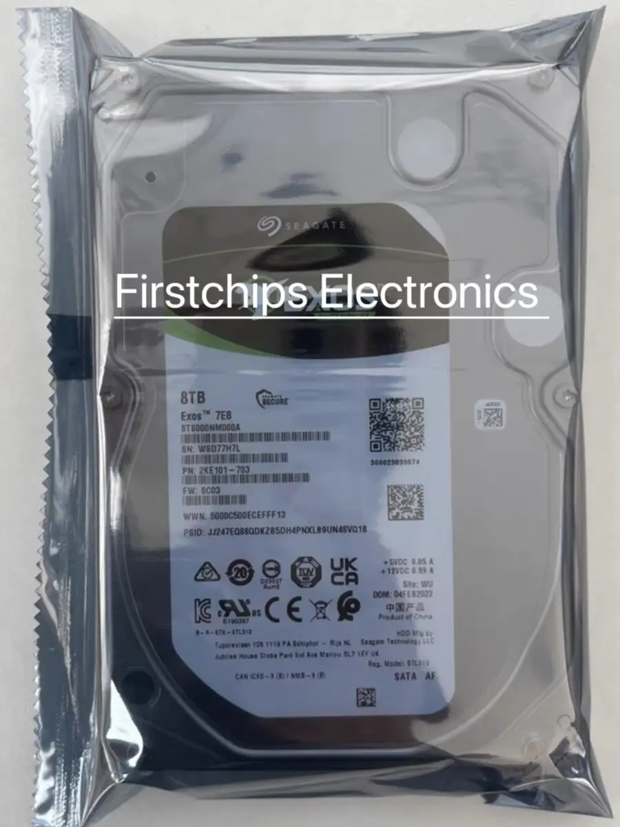 Novo disco rígido ST8000NM000A 7E8 8TB 7200RPM SATA 6,0 GB/s 256 MB 3,5"