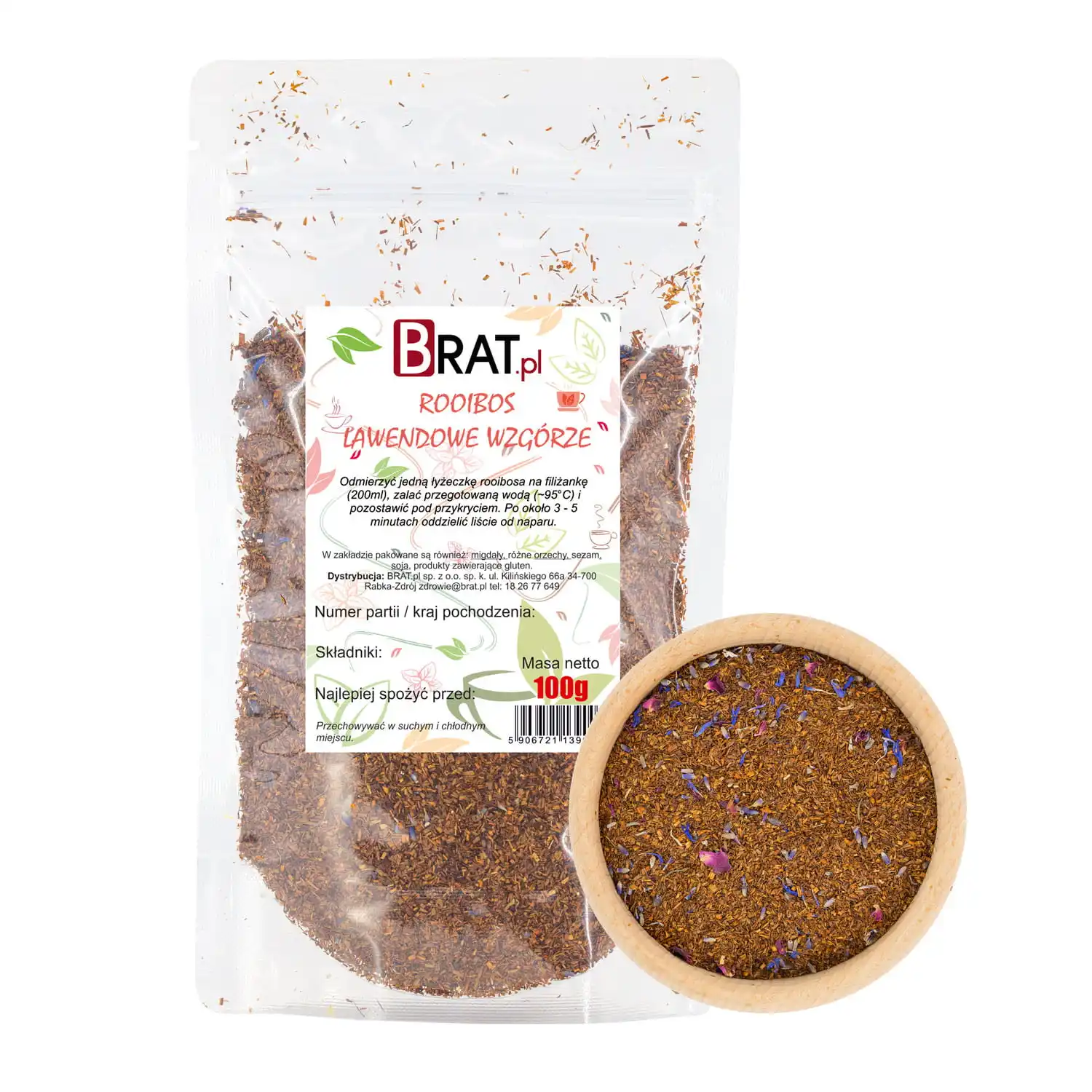 Herbata Rooibos - Lawendowe Wzgórze 100g
