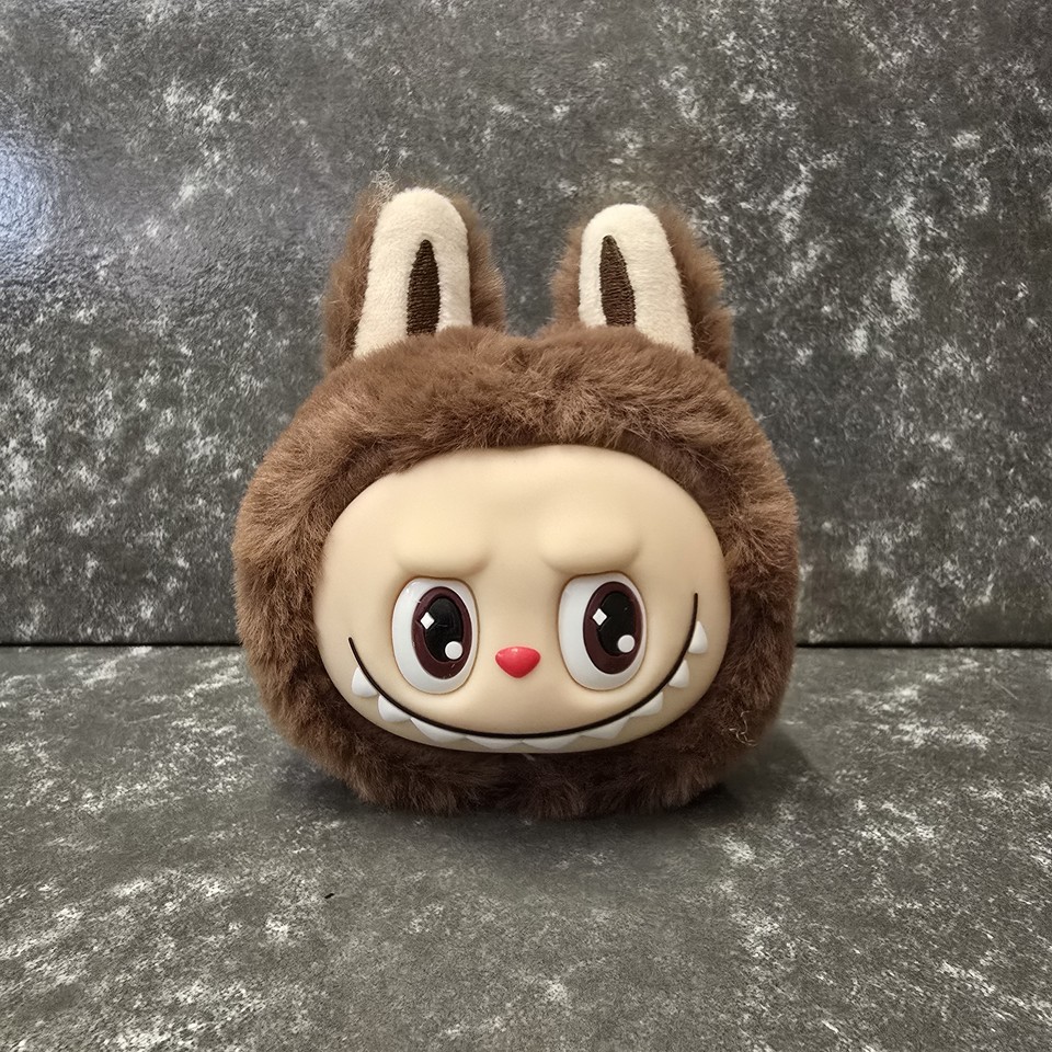 Labubu-modelo de cabeza de segunda generación para niños, juguete bonito, regalo de cumpleaños, colgante de monstruo de dibujos animados, decoración para mochila