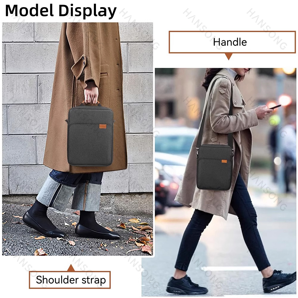 Tablet Bolsa de Ombro para Samsung, Bolsa de Transporte, Armazenamento para Samsung Galaxy Tab S6 Lite, Tab S7, iPad Pro, 11, iPad, 9.7, 9-11"
