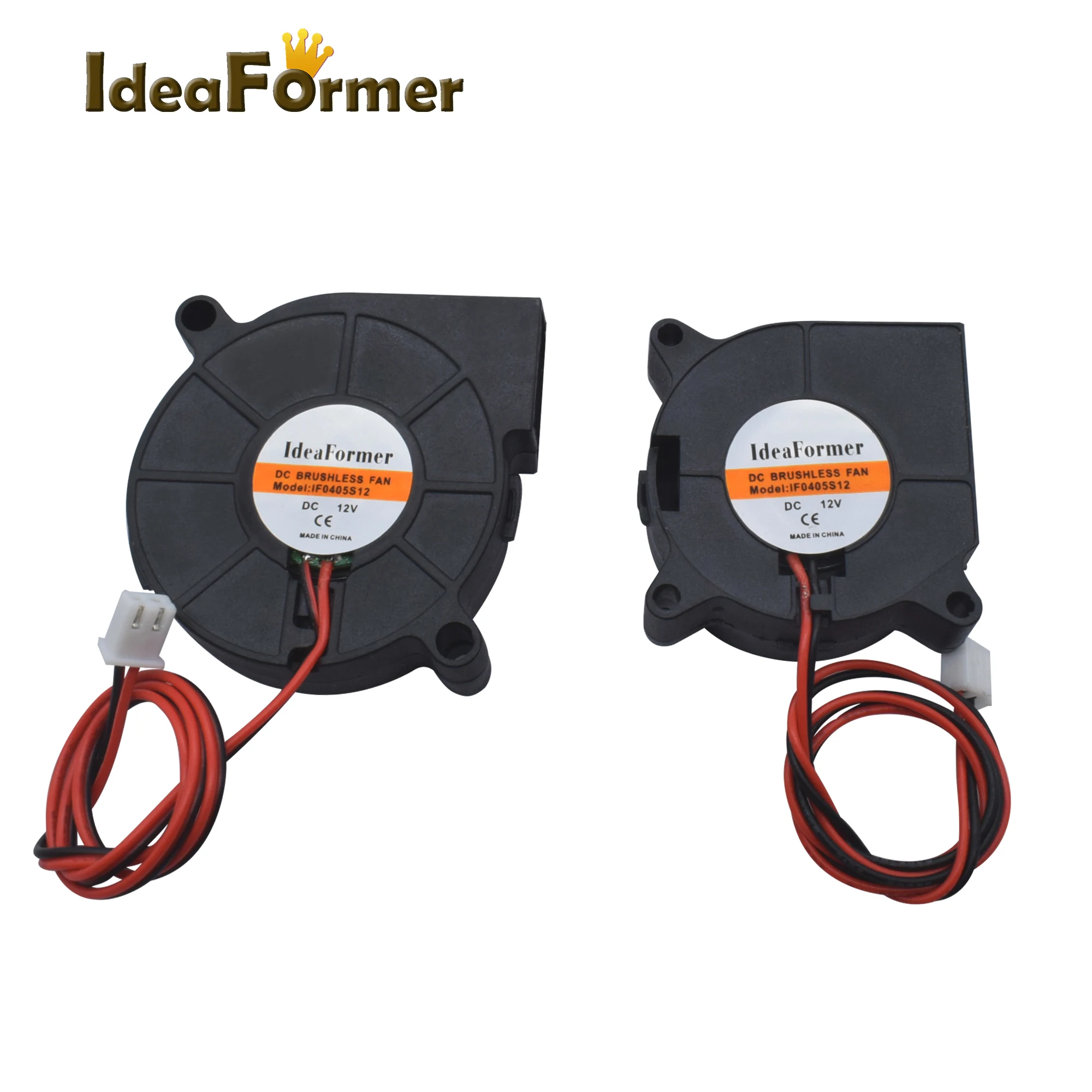 1 Chiếc 4020/5015 Máy Thổi Turbo Quạt Làm Mát Không Chổi Than DC 12V & 24V 3D Máy In Với 2Pin Dupont Dây đế Tản Nhiệt 30Cm Dây J-Đầu
