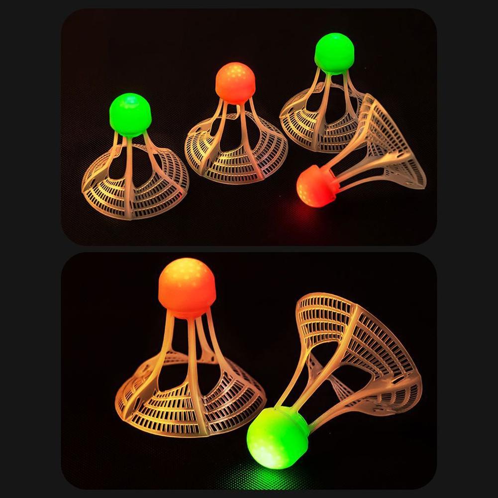 1/2/5 Pack LED Badminton Shuttles - Verlichting Glow In The Dark Badminton Birdies Badminton Praktijk Winddichte Shuttles