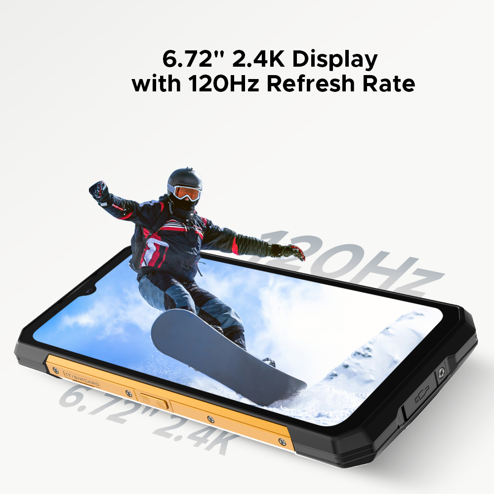 DOOGEE S200 X 5G 12GB 512GB Rugged Phone MTK Dimensity 7050 10100mAh 33W battery 6.72” FHD+120Hz IPS screen
