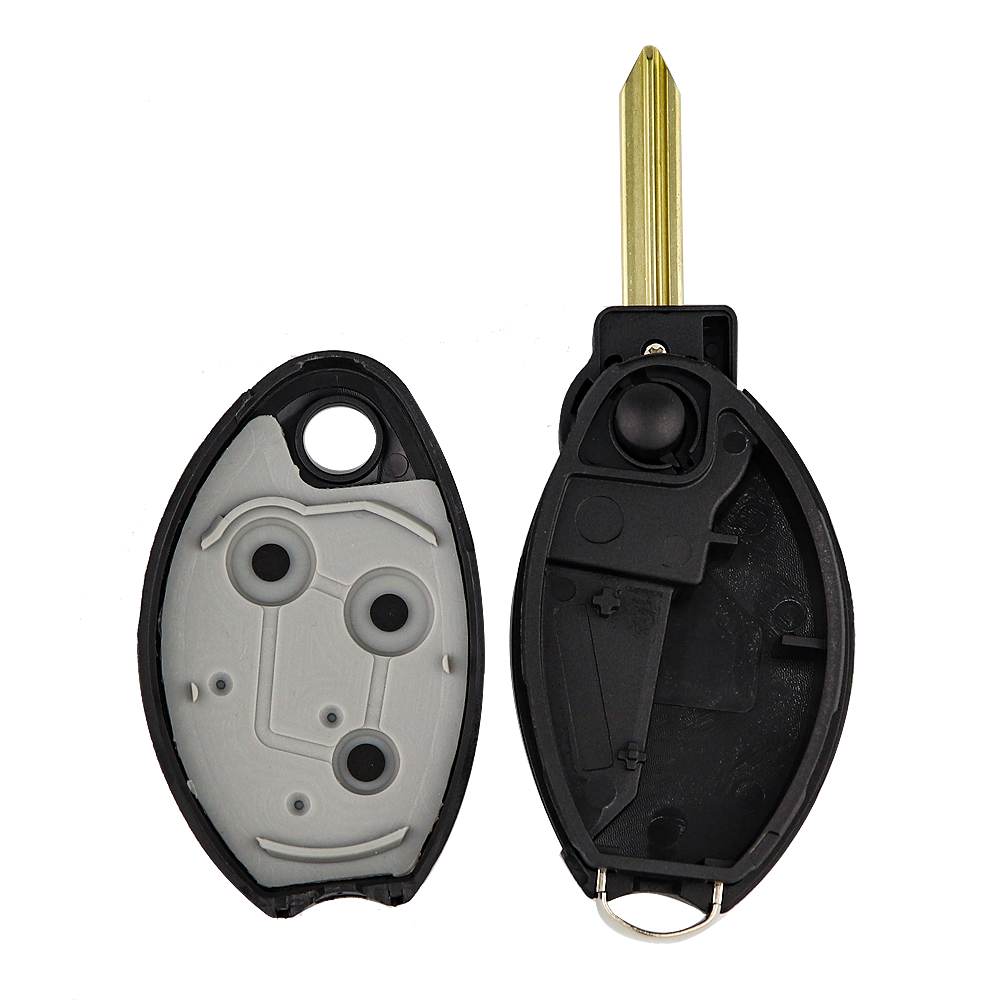 YIQIXIN Filp carcasa de llave a distancia de coche almohadilla de 3 botones para Citroen C2 C3 C4 C5 C6 C8 Saxo Sega Xsara Picasso Berlingo SX9 funda Fob