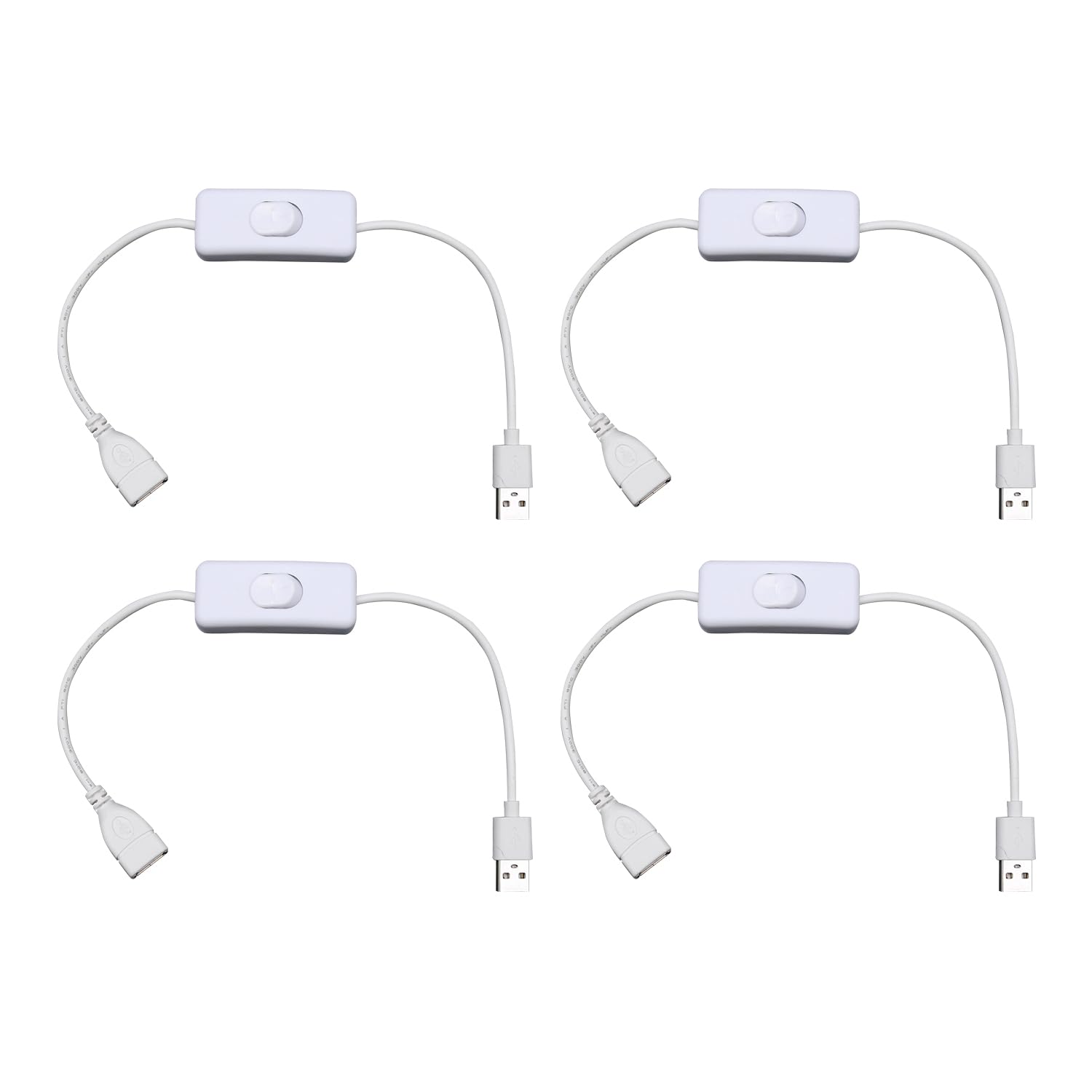 USB Cable with Switch ON/OFF Cable Extension Toggle for USB LED String USB Gadget USB Power Supply Device Tools 