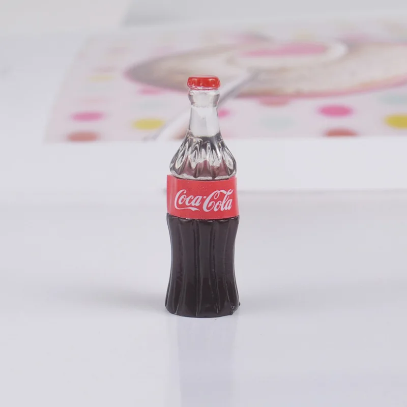 4 шт. 32 мм мини-реалистичная модель напитка колы для кухни/дома своими руками/миниатюрный декор 1/16 1/12 кукольный дом аксессуары игрушка для взрослых