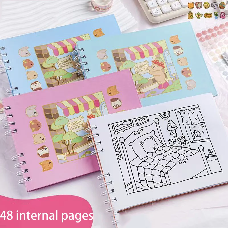 Bobbie Goods Coloring Book Cute and Cozy for Adults & Teens