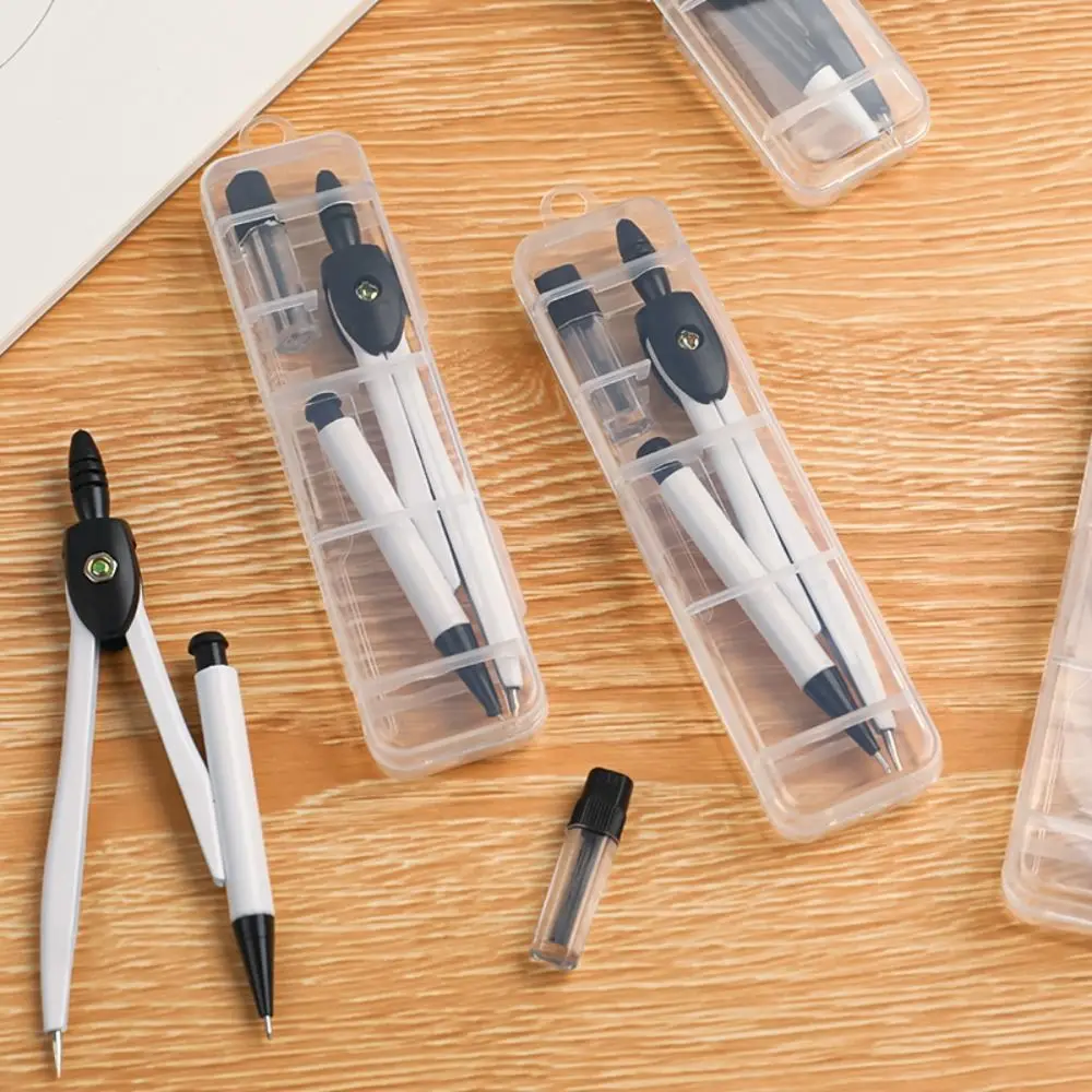 Professional Metal Study Pencil Compasses Drafting Tools Math Geometry Drawing School Compasses Set  Automatic Pencil