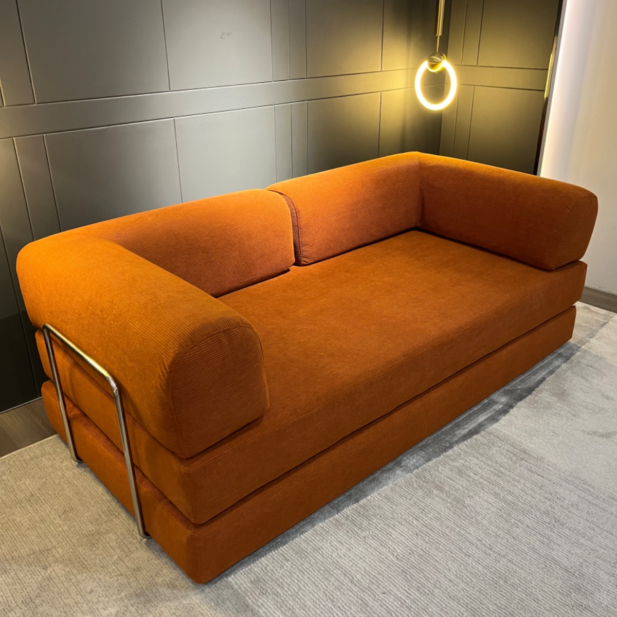 2025 nowa Sofa kompresyjna do magazynu UE 200*100*70cm rozkładana Sofa sztruksowa kurtka zdejmowana dostawa 5-7 dni