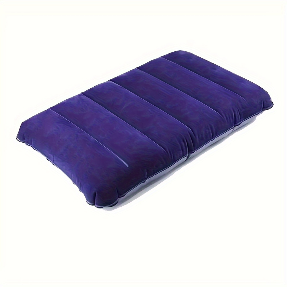 Oreiller carré gonflable, 1 pièce, pour Camping en plein air, voyage d'affaires, oreiller cervical, Portable et confortable