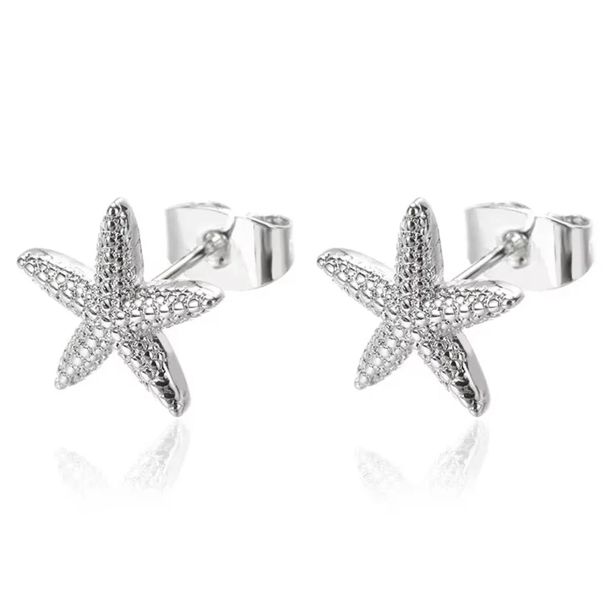 Vintage Sommer Seestern Edelstahl Stud Ohrringe Für Frauen Einfache Stern Shell Ohrringe Stud Ozean Party Schmuck Geschenk