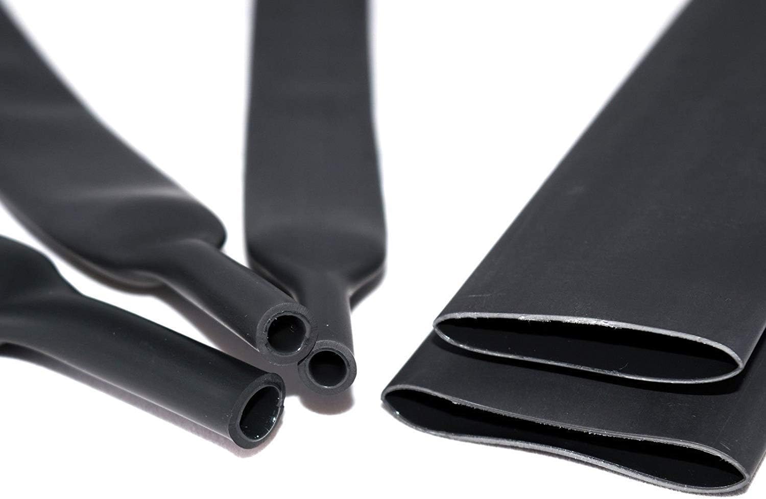 127pcs Heat Shrink Tubing 2:1, Electrical Wire Cable Wrap Assortment Electric Insulation Heat Shrink Tube Kit (7 Sizes)