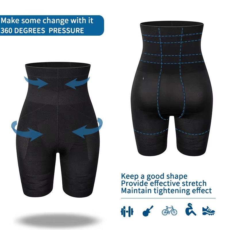 Männer Body Shaper Bauch-steuer Shorts Shapewear Bauch Gürtel Boxer Briefs Hohe Taille Abnehmen Unterwäsche Bein Kompression Höschen