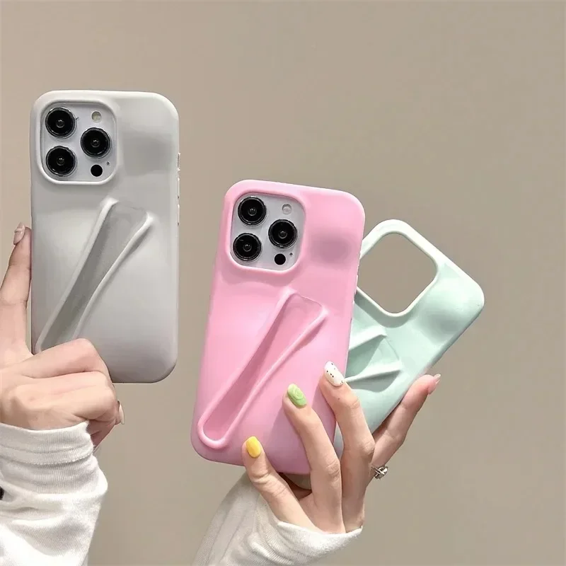 Lipstick Make-up Soft Silicone Phone Case for IPhone 16 14 15 Pro Max X Xs XR 11 13 12 Portable Lip Gloss Cover