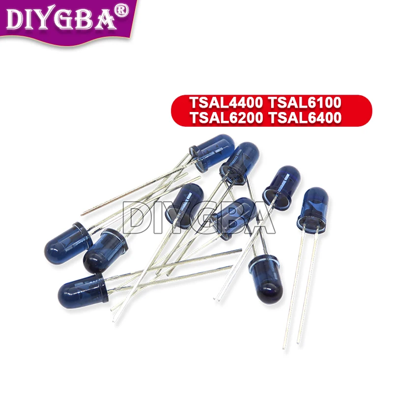 20PCS TSAL4400 TSAL6100 TSAL6200 TSAL6400 940nm 2pin Tubo di Emissione Infrarossa Diodo Emettitore 3 millimetri 5 millimetri 4400 6100 6200 6400
