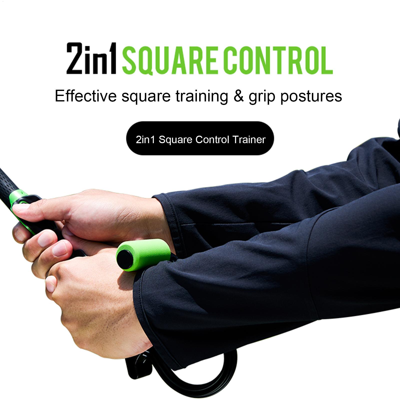 Square Training Grip Postures Trainer Control Tool Golf Swing Instant Feel-Based Feedback Swing Tool Putter Hand Grip Correction